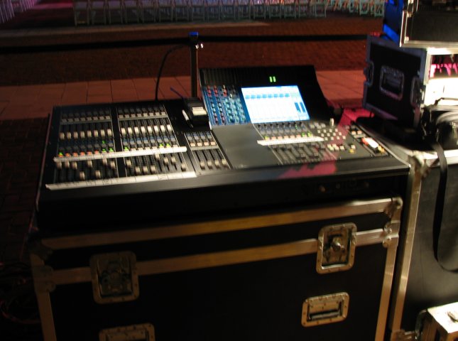 Detail on the console Detail on the console